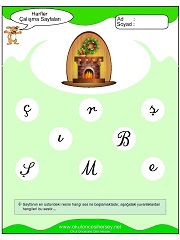 Ş Sesi Çalışma Sayfaları